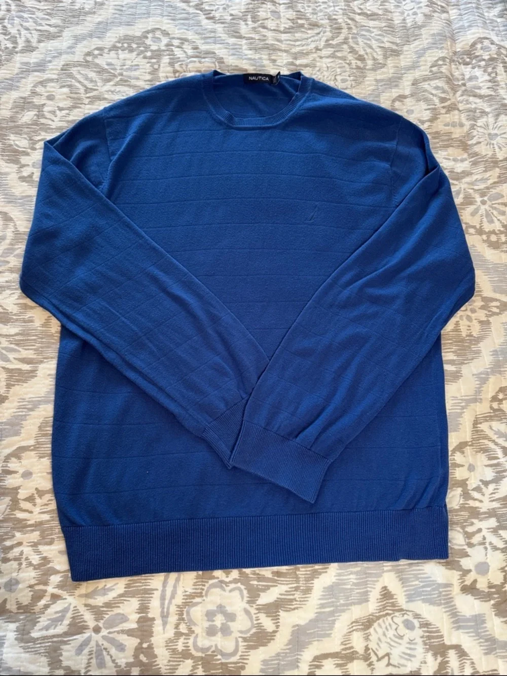 Nautica Men's Crewneck Sweater in Royal Blue